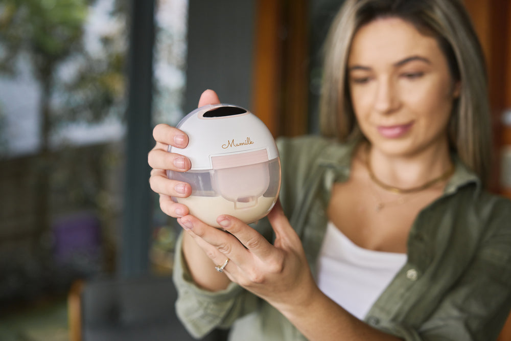 Portable power breast pump