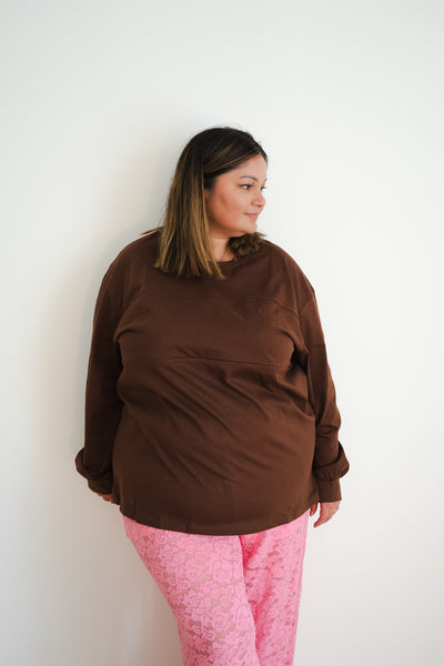 Long Sleeve Breastfeeding Tee