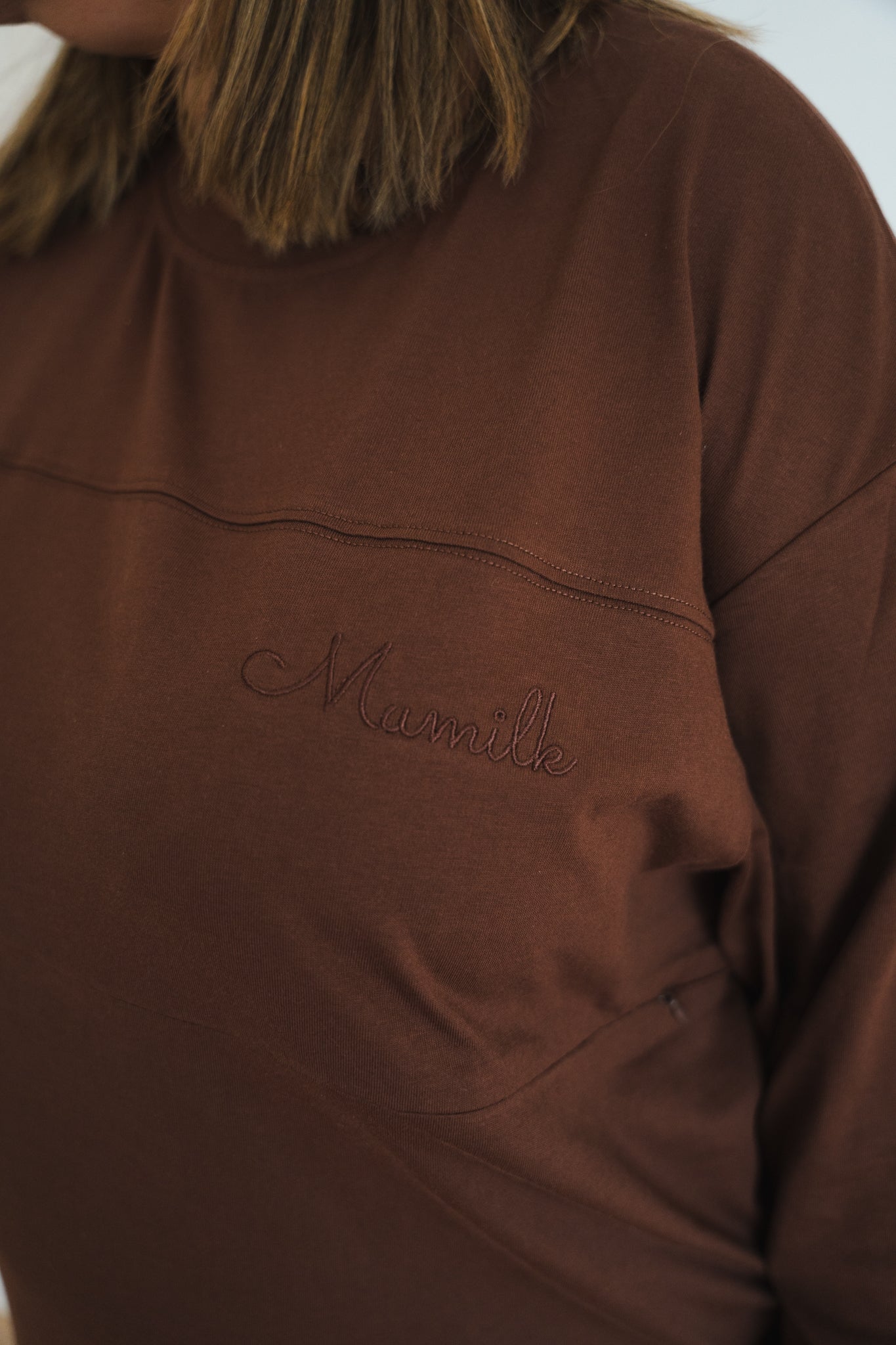 Long Sleeve Breastfeeding Tee